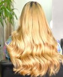 Blonde. 613  Natural Wavy.